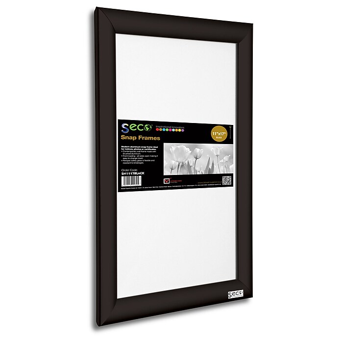 Seco Front Load Easy Open Snap Poster Frame, 11