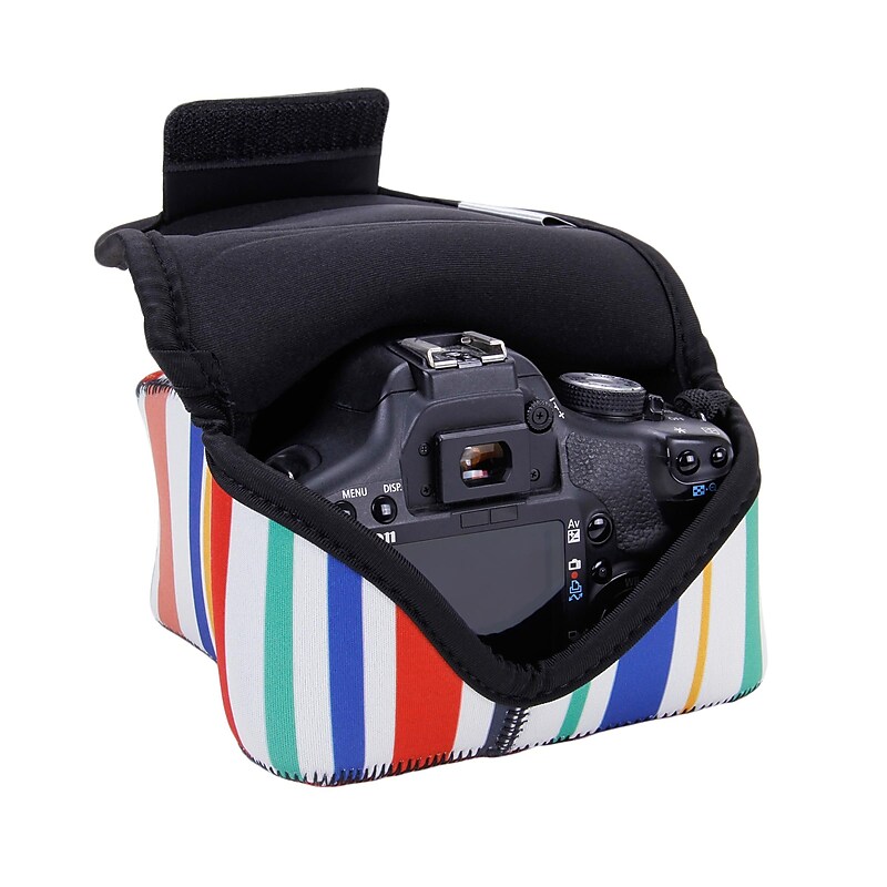 USA GEAR DSLR Camera Sleeve / SLR Camera Case (Striped) (4456579) image 1