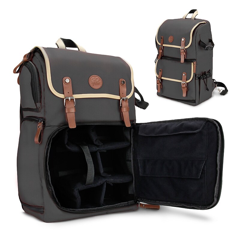 GOgroove Full-size DSLR Camera Backpack Case (Grey) (4784181) image 1