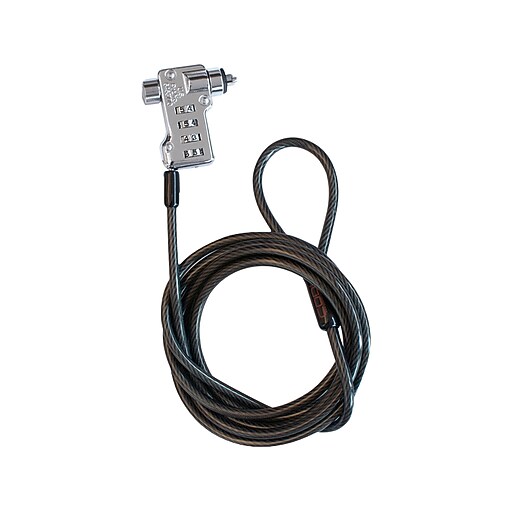 CODi 4Digit Combination Cable Lock for Desktops/Mobile Devices, 6 ft. (A02003) Staples
