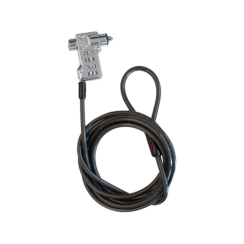 CODi 4-Digit Combination Cable Lock for Desktops/Mobile Devices, 6 ft. (A02003) image 1