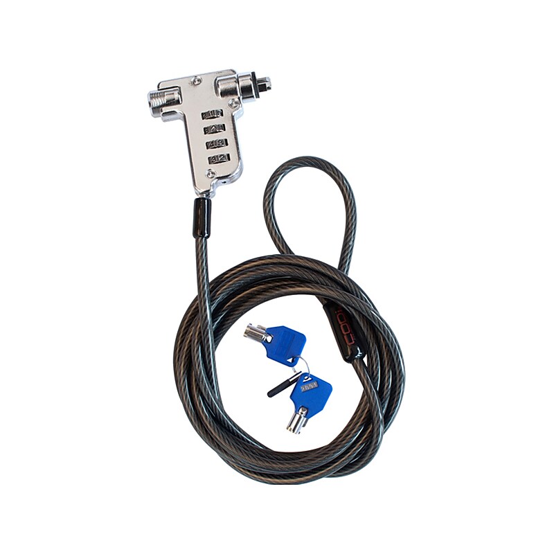 CODi 4-Digit Combination Lock for Laptops/Desktops/Monitors, 6 ft. (A02029) image 1