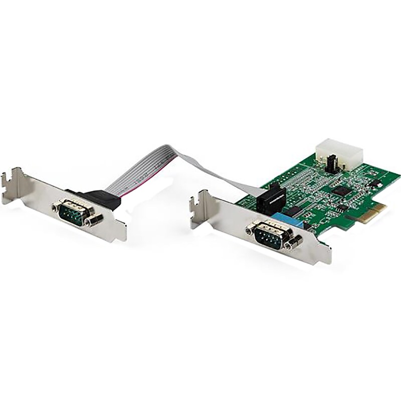 StarTech 2-Port PCIe Ethernet Adapter (PEX2S953LP) image 1