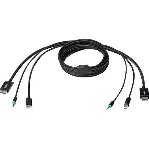 Belkin DisplayPort/USB TypeB/Audio to DisplayPort/USB TypeA/Audio