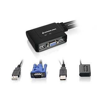 Iogear GCS22DPKIT 2-Port VGA And DisplayPort KVM Switch