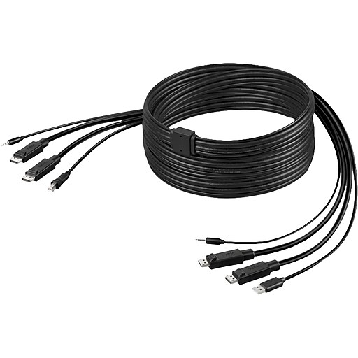 Belkin DualHead DisplayPort/USB TypeA/Audio to DualHead DisplayPort