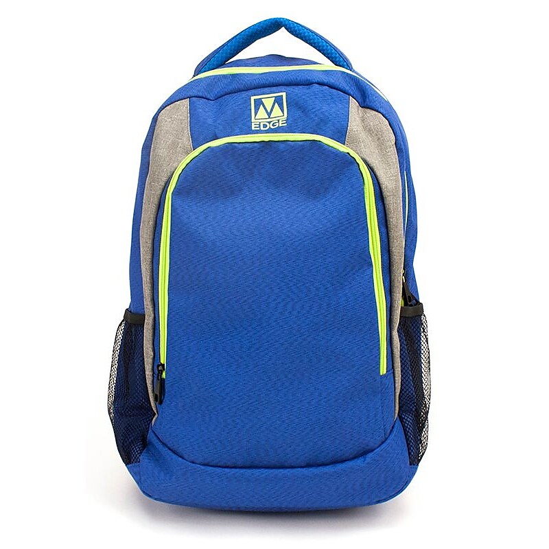 M-Edge Laptop Backpack, Large, Blue/Lime Green (BPK-RY6-N-BL) image 1