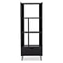 Baxton Studio Kalien 23.01'' W x 15.21'' D Bookshelf, Dark Brown (6465-STPL)~#|#~sp7750696_sc7