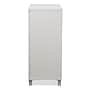 Baxton Studio Marcy 36"H Storage Cabinet with 5 Shelves, White (120-6470)~#|#~sp7750823_sc7