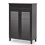 Baxton Studio Harding 30.75'' W x 14.63'' D Storage Cabinet, Dark Brown (5306-STPL)~#|#~sp7751451_sc7