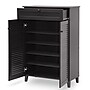 Baxton Studio Harding 30.75'' W x 14.63'' D Storage Cabinet, Dark Brown (5306-STPL)~#|#~sp7751465_sc7