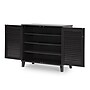 Baxton Studio Coolidge 29.63'' W x 14.5'' D Storage Cabinet, Dark Brown (5304-STPL)~#|#~sp7751656_sc7