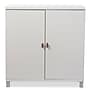 Baxton Studio Marcy 36"H Storage Cabinet with 5 Shelves, White (120-6470)~#|#~sp7751983_sc7