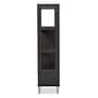 Baxton Studio Kalien 23.01'' W x 15.21'' D Bookshelf, Dark Brown (6465-STPL)~#|#~sp7752286_sc7