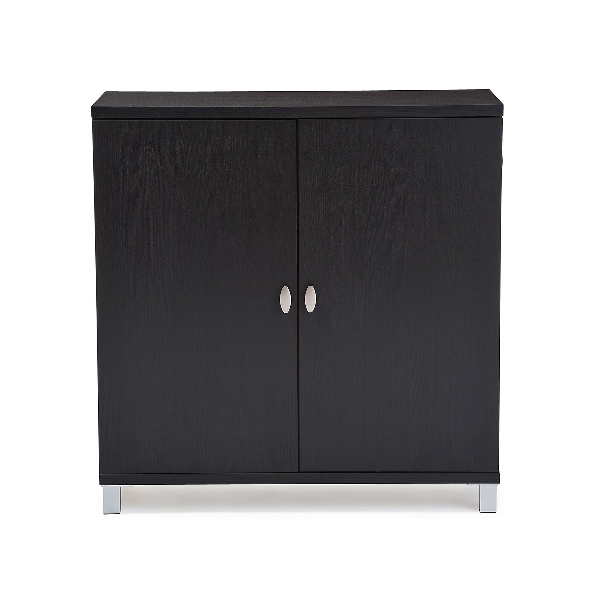 Baxton Studio Marcy 35.1” W x 15.6” D Storage Cabinet, Dark Brown (6469-STPL) Sansujyuku sansujyuku.com