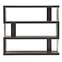 Baxton Studio Barnes 43.38'' W x 11.5'' D Bookshelf, Dark Brown (4339-STPL)~#|#~sp7752643_sc7