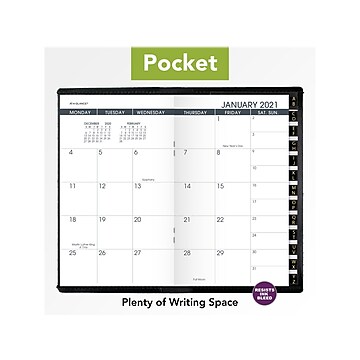 pocket calendar Staples