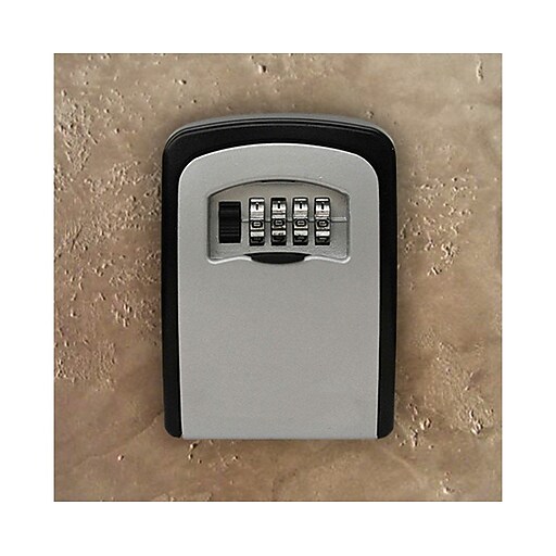 Adir Office 4Digit Combination Wall Mounted Key Lock Box Holds up to 5 Keys Staples