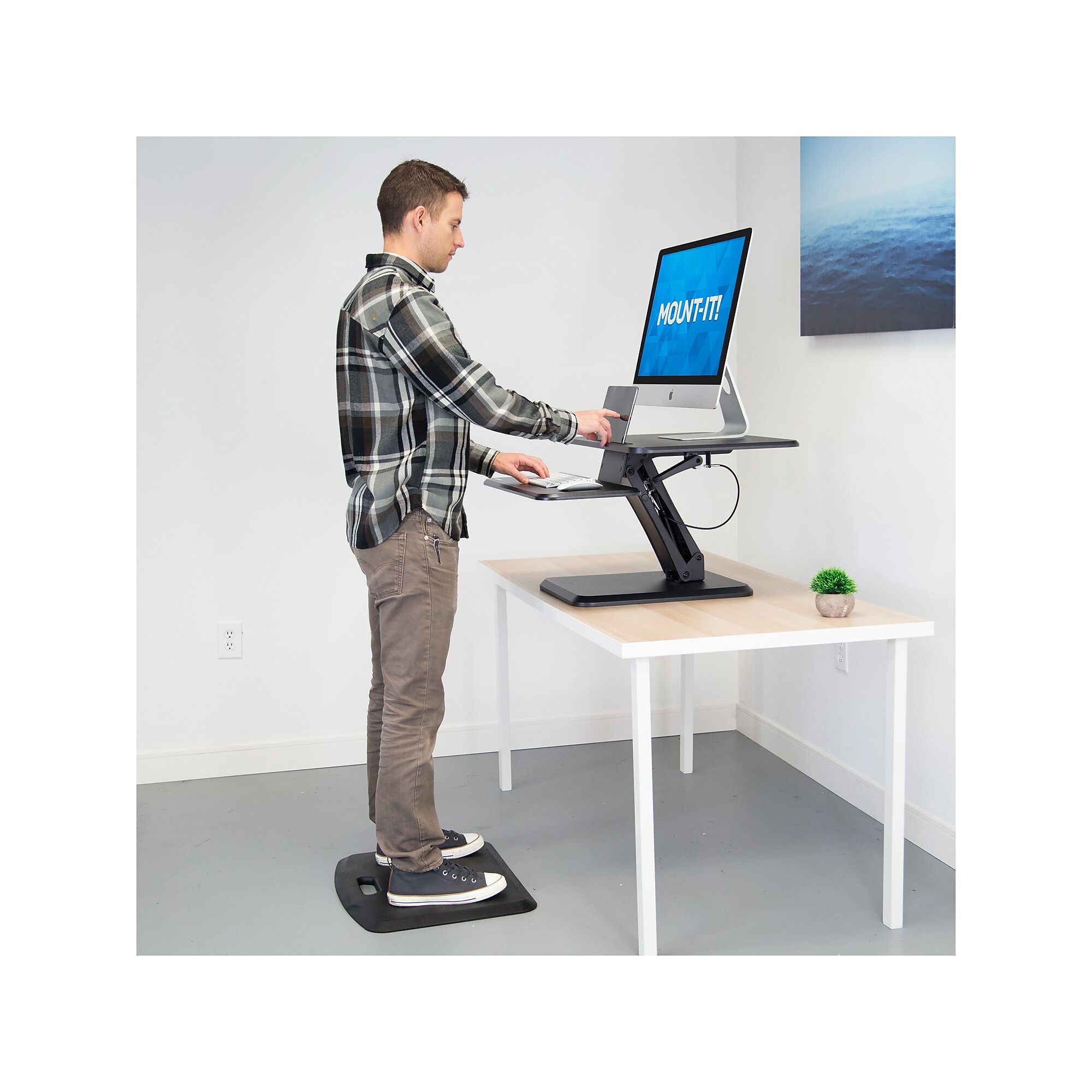 Mount-It! Active Essentials Ergonomic Office Bundle (MI-STP109) Sansujyuku sansujyuku.com