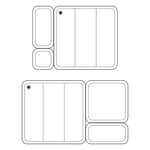 Shop Staples For Interdesign Clarity Interlocking Drawer Organizer