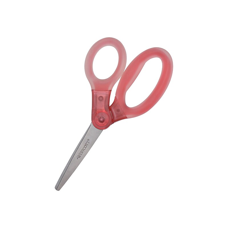 Westcott Jellies 7" Stainless Steel Kid's Scissors, Blunt Tip, Assorted Colors (67510) image 1