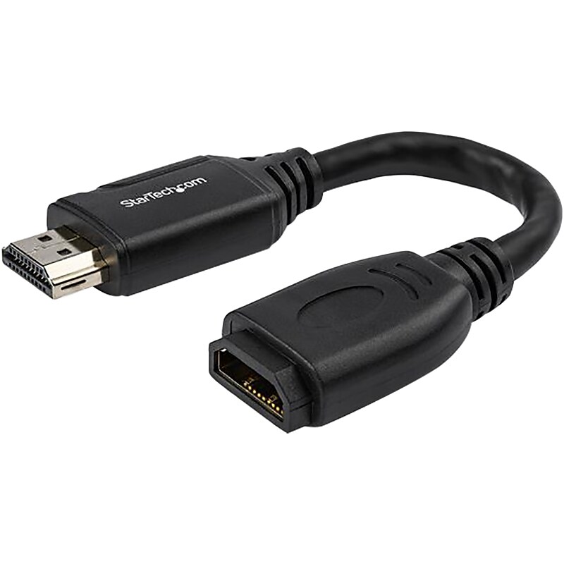 StarTech 6" HDMI Cable, Black (HD2MF6INL) image 1
