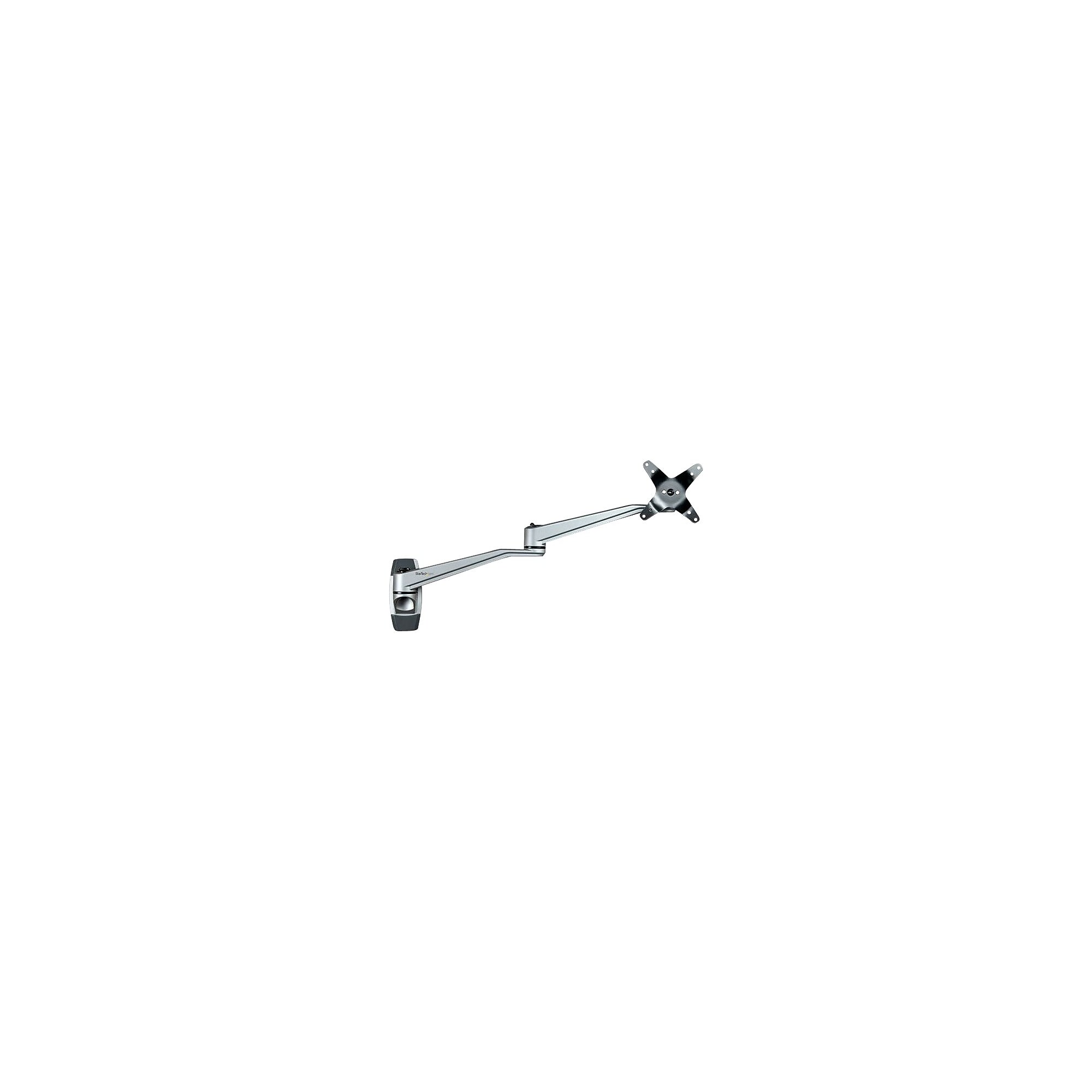 StarTech Wall Mount Monitor Arm – 20.4″ Swivel – For up to 34″ VESA, Up 30″, Silver (ARMWALLDSLP) Simolary simolary.com