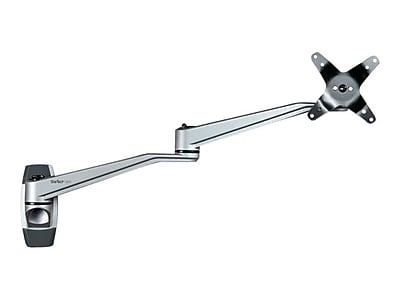 StarTech Wall Mount Monitor Arm – 20.4″ Swivel – For up to 34″ VESA, Up 30″, Silver (ARMWALLDSLP) Sansujyuku sansujyuku.com