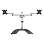 StarTech Dual Monitor Stand - Articulating - For Up to 32" Monitors, Black/Silver (ARMDUALSS)~#|#~sp78729715_sc7