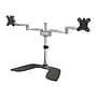 StarTech Dual Monitor Stand - Articulating - For Up to 32" Monitors, Black/Silver (ARMDUALSS)~#|#~sp78729717_sc7