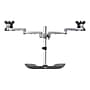StarTech Dual Monitor Stand - Articulating - For Up to 32" Monitors, Black/Silver (ARMDUALSS)~#|#~sp78729718_sc7