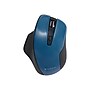 Verbatim Silent Wireless Ergonomic Optical Mouse, Dark Teal (70244)~#|#~sp78730414_sc7