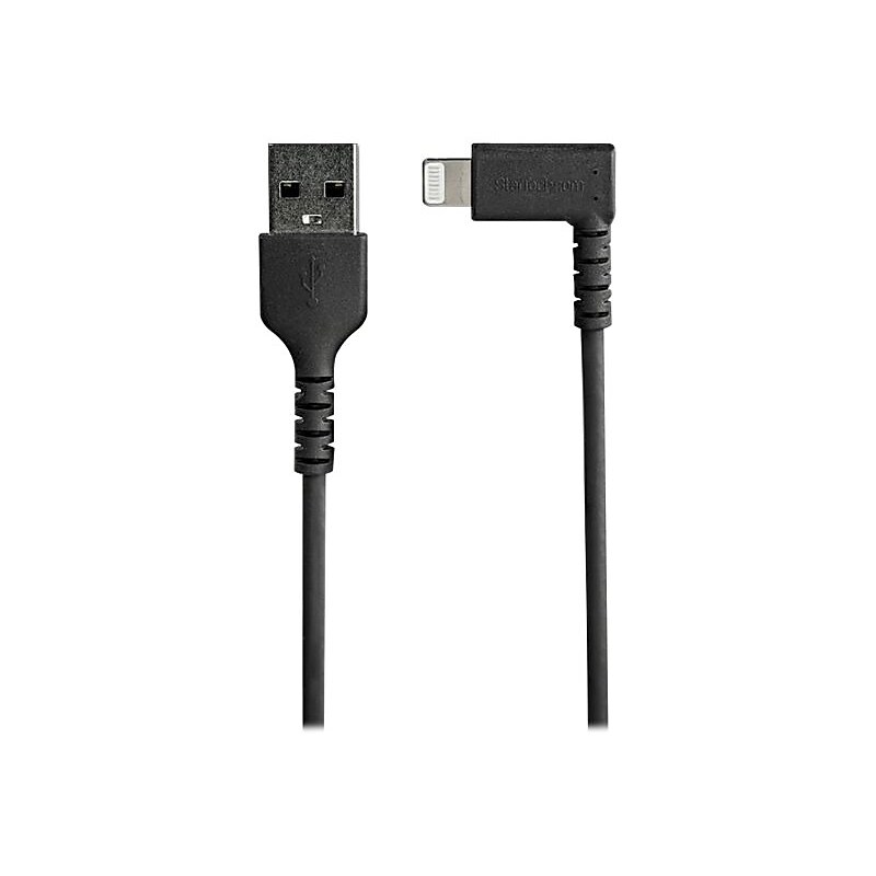 StarTech Lightning USB Cable for iPhone/iPad/iPod Touch, Black (RUSBLTMM2MBR) image 1