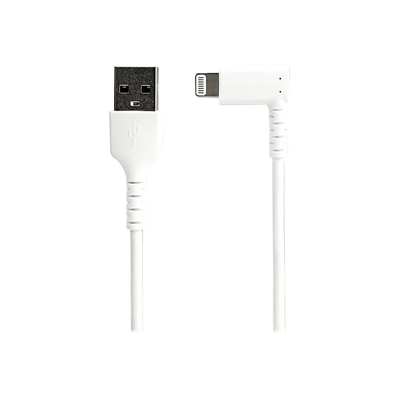 StarTech Lightning USB Cable for iPhone/iPad/iPod Touch, White (RUSBLTMM2MWR) image 1