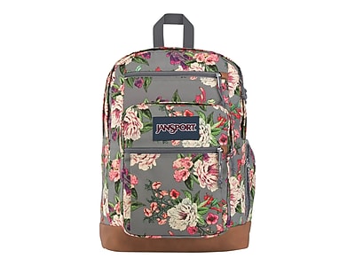 jansport grey bouquet floral