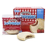 Smuckers Uncrustables Sandwich, 10 Sandwiches/Box, 2 Boxes/Pack (903-00133)
