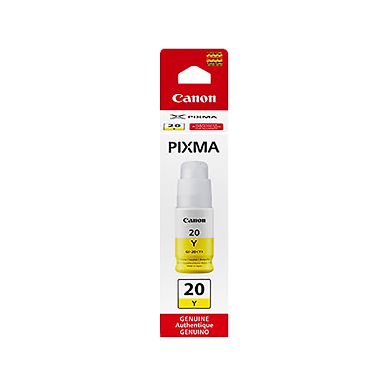 Canon 20 Yellow Standard Yield Ink Bottle (3396C001) image 1