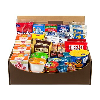Break Box Dorm Room Survival Snack Box, 55 Items/Box (700-00014)