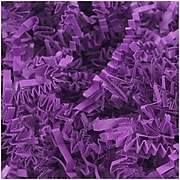 JAM Paper® Colored Crinkle Cut Shred Tissue Paper, 2 oz, Purple, Sold Individually (1192475)