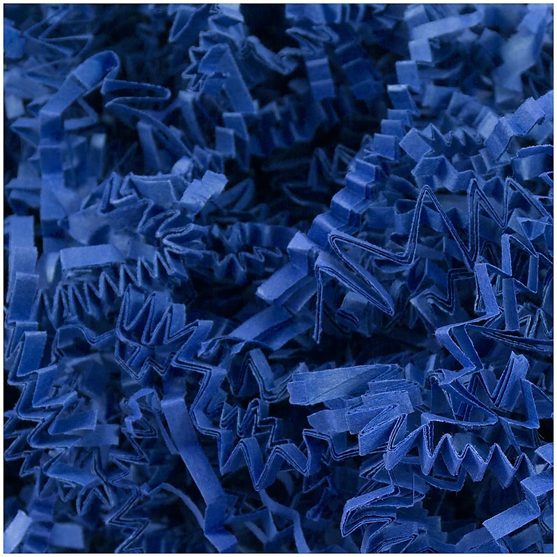 JAM Paper Colored Crinkle Paper, Presidential Blue (1192469) image 1