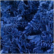 JAM Paper® Colored Crinkle Cut Shred Tissue Paper, 2 oz, Presidential Blue, Sold Individually (1192469)