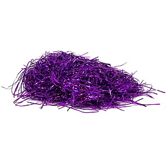 JAM Paper® Crinkle Cut Shred Tissue Paper Filler, Metallic Purple, 1 oz, Sold Individually (212020968)