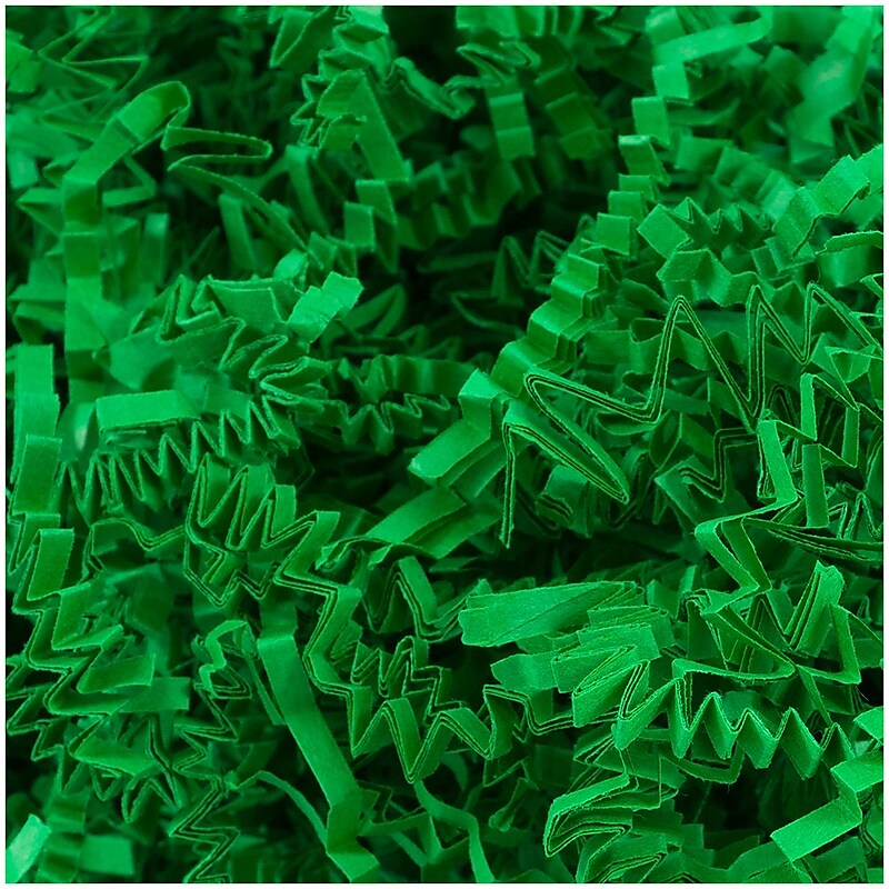 JAM Paper Colored Crinkle Paper, Green (1196519) image 1