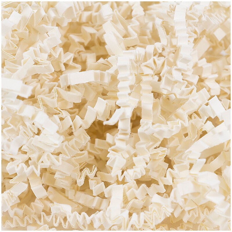 JAM Paper Colored Crinkle Paper, Ivory (1192445) image 1