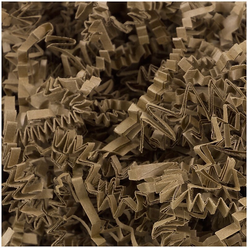 JAM Paper Colored Crinkle Paper, Brown Kraft (1192454) image 1