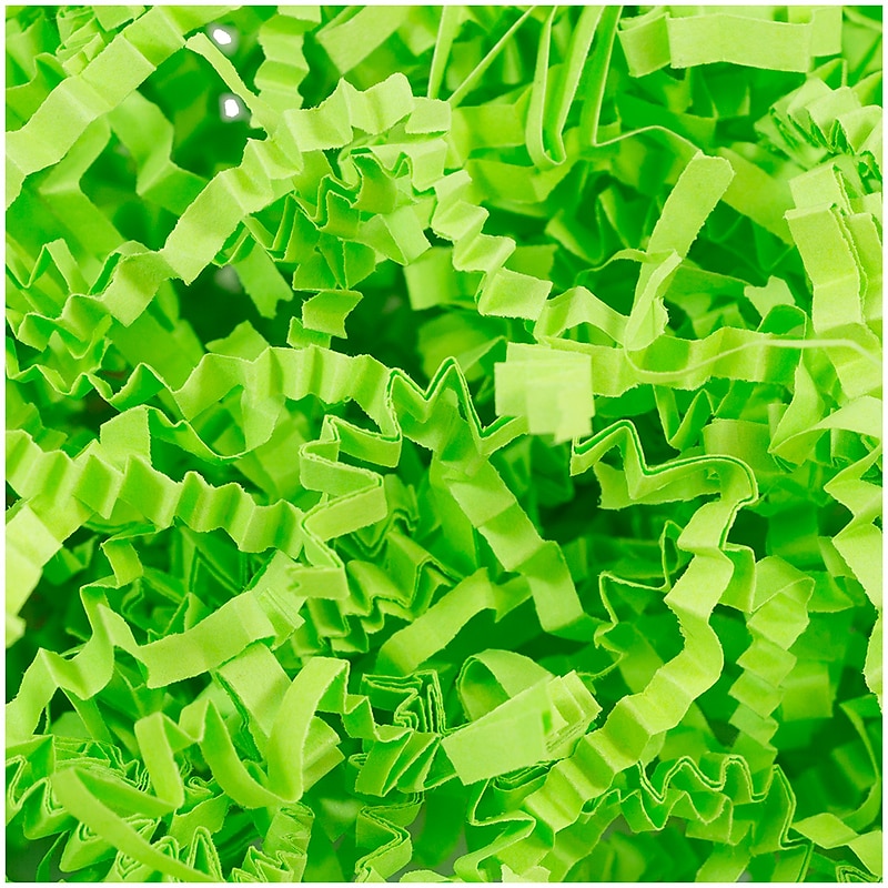 JAM Paper Colored Crinkle Paper, Lime Green (1192457) image 1