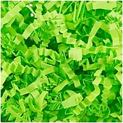 JAM Paper® Colored Crinkle Cut Shred Tissue Paper, 2 oz, Lime Green, Sold Individually (1192457)