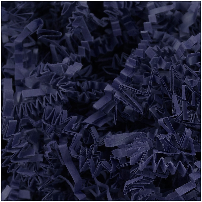 JAM Paper Colored Crinkle Paper, Navy Blue (1192460) image 1
