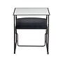 Safco AlphaBetter 26" - 42" Plastic/Steel Adjustable Desk, White/Black (1203DE)~#|#~sp79683230_sc7