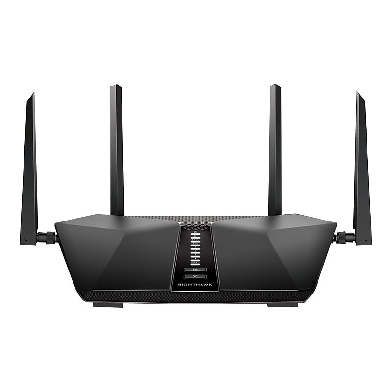 Netgear Nighthawk AX5400 Dual Band Gaming Router, Black (RAX50-100NAS) image 1